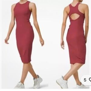New without tags Lululemon Size 12 Brunch & Back Ribbed Dress
